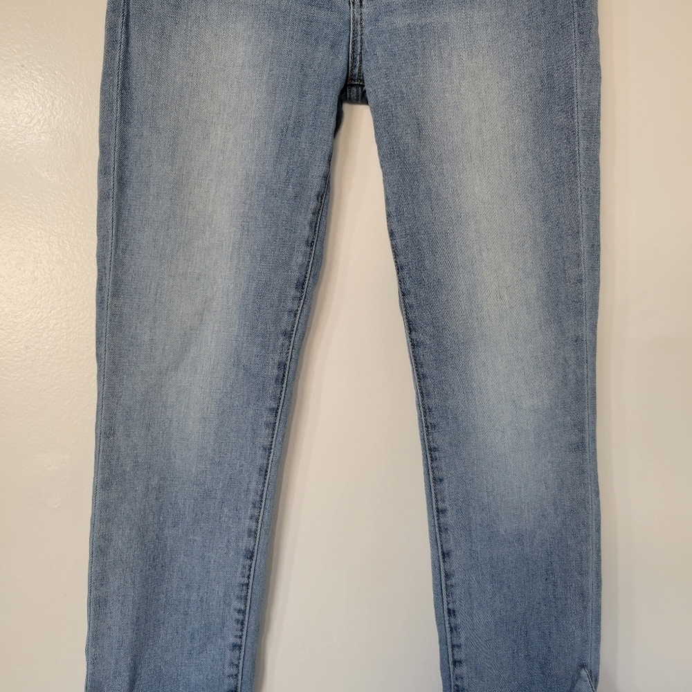 Sam Edelman Stiletto Ankle Tie Light Wash Jean Size 27 - Picture 6 of 11